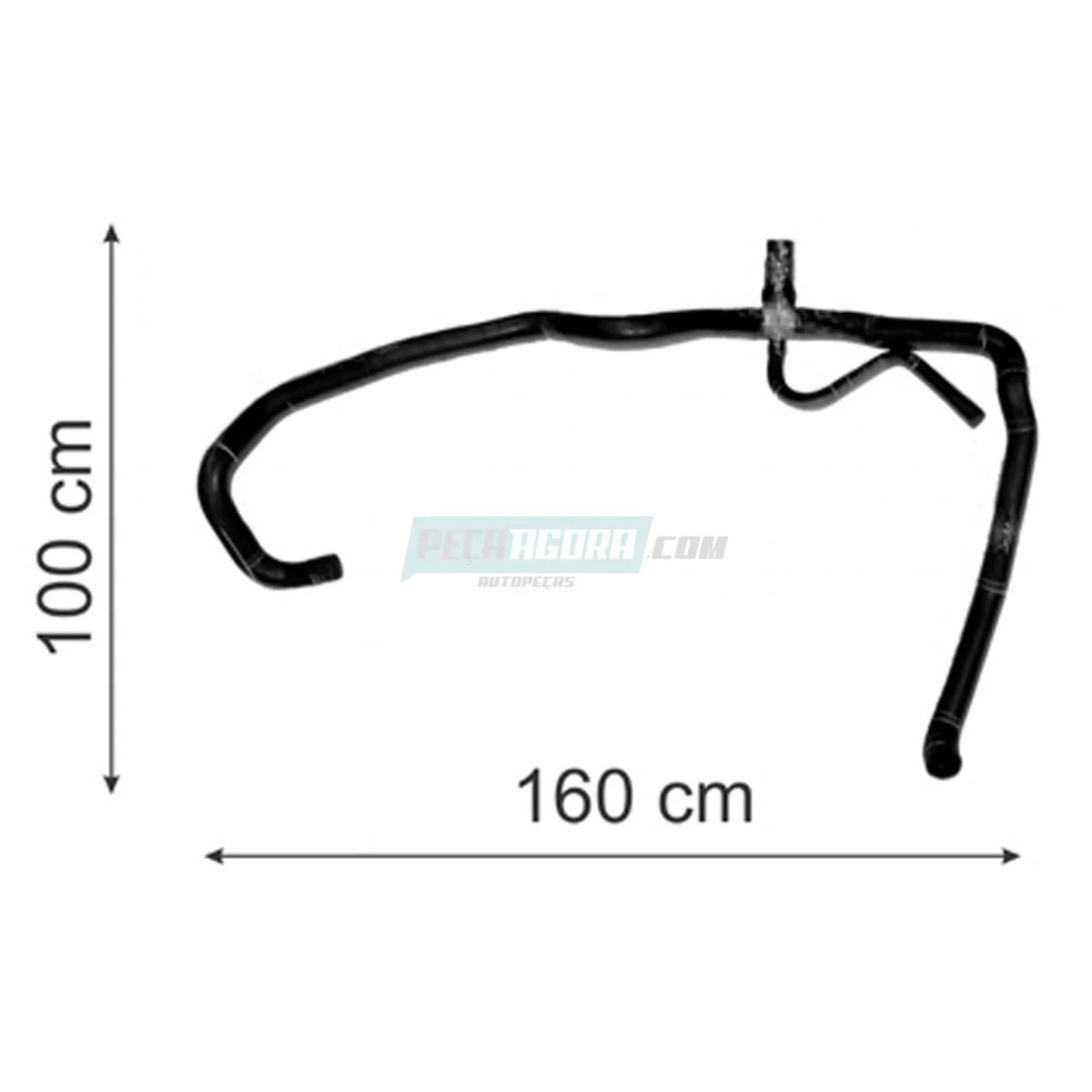 MANGUEIRA RADIADOR A BOMBA DE AGUA MB O500U O500M OH1418 OH1518 OH1519 (38250115