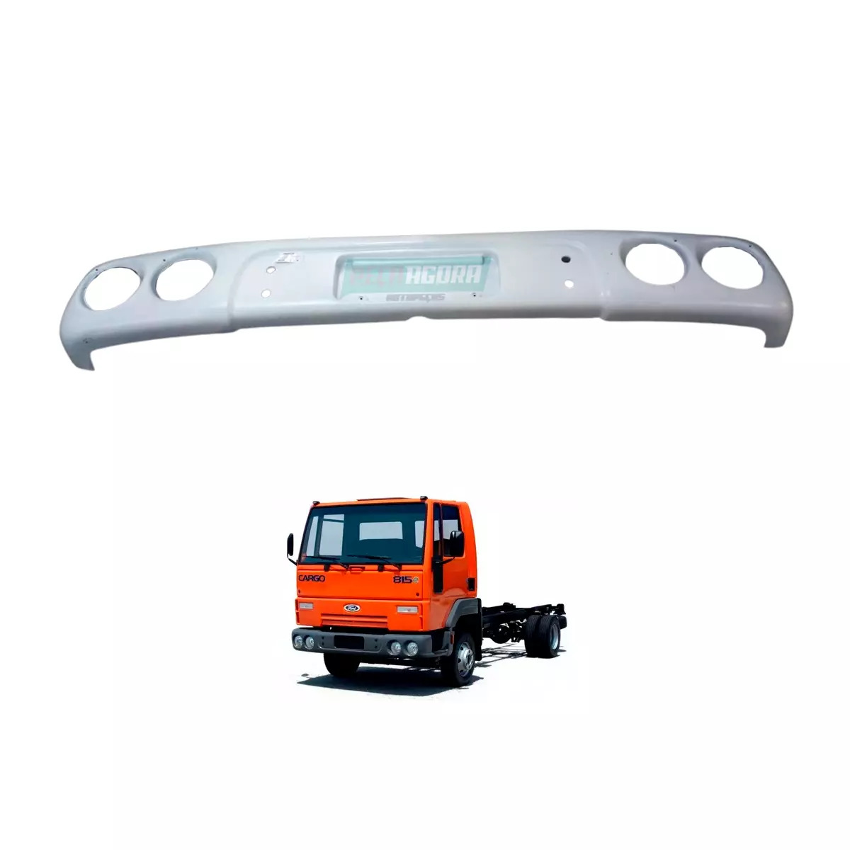 PARACHOQUE DIANTEIRO FORD CARGO 814 815 915 815E - 2000 A 2011 712 - 2002 A 2009 - PLASTICO ABS (1C4517757AAYBC-8C4517757AAXWA-P200.01)