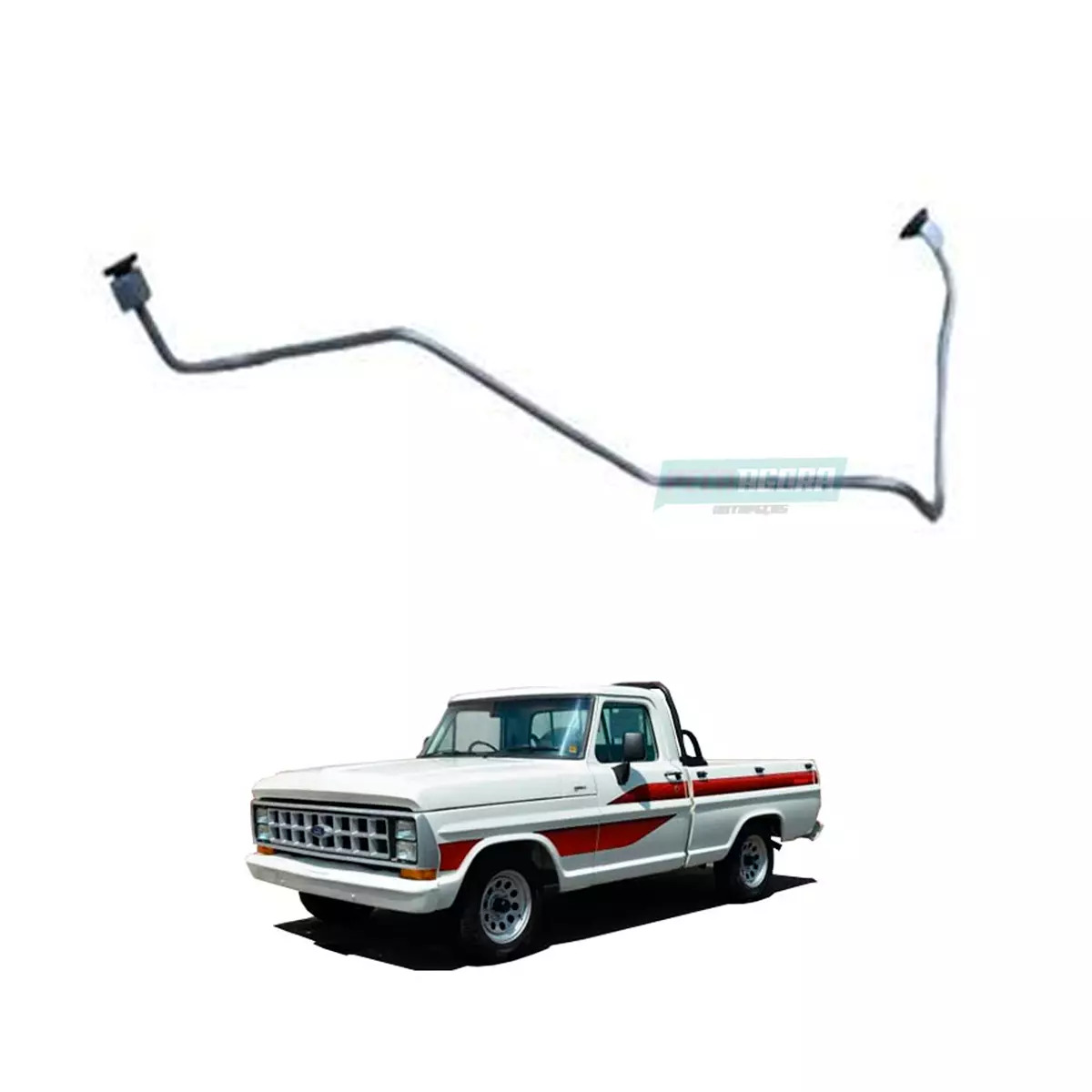 CANO CILINDRO 4 FORD F1000 F4000 MOTOR MWM 229-4 1992 A 1995 (TNM127589)