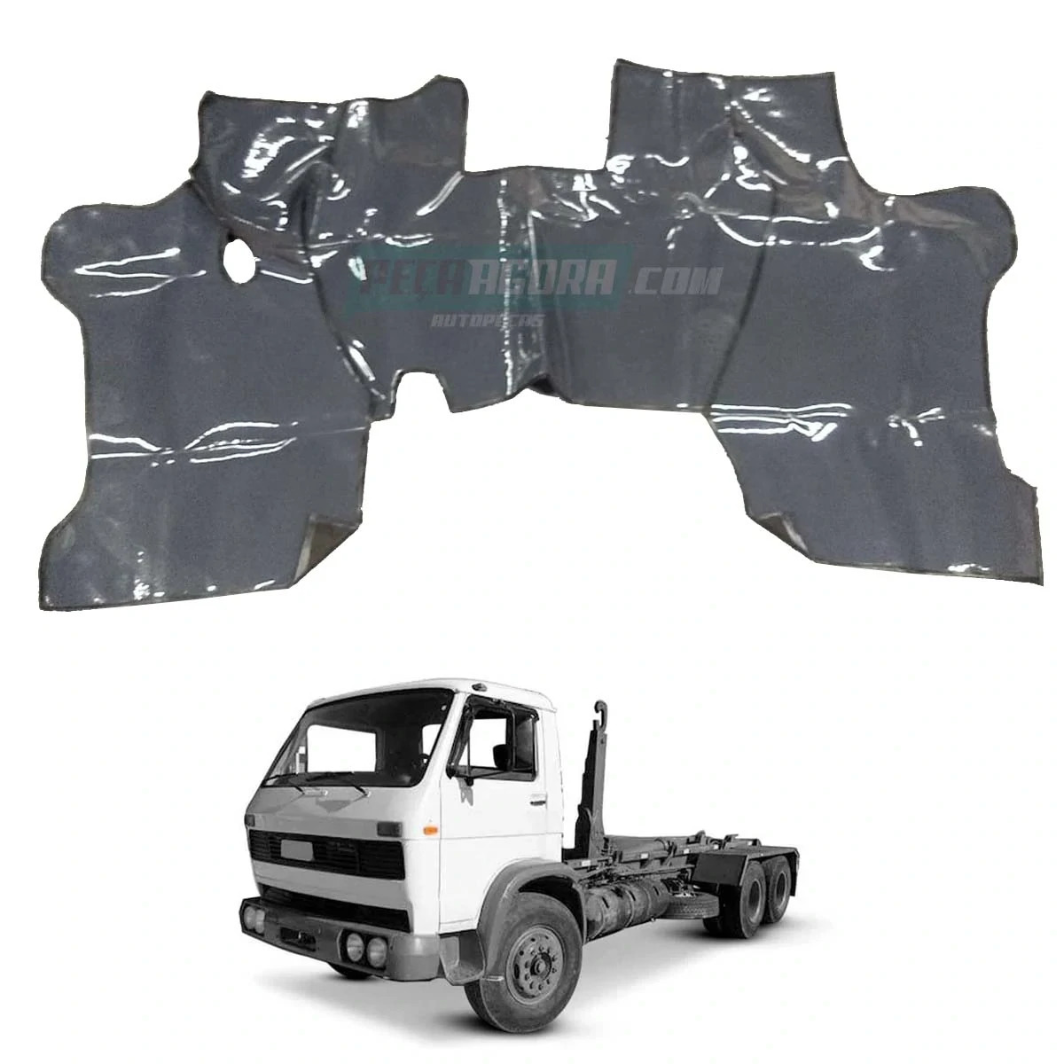 TAPETE VINIL CINZA VW 690 790 7110S 790S ATE 1991 (PUES331C-)