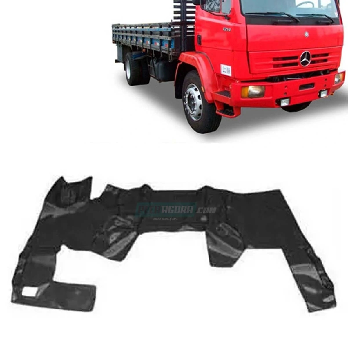 TAPETE VINIL PRETO MB 1214 914 1215 1720 CARA CHATA MECANICO 98 EM DIANTE (PUES8
