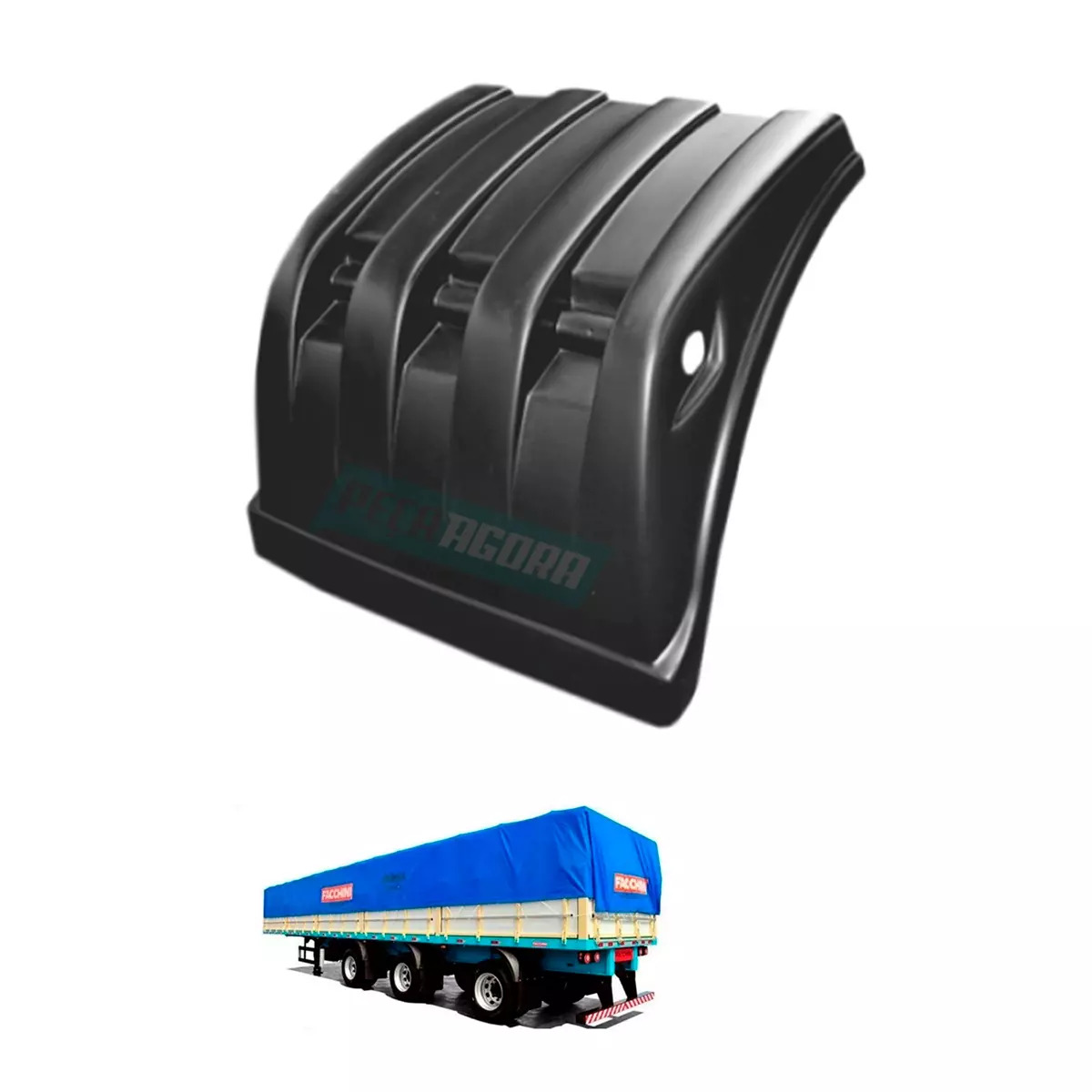 MEIO PARALAMA CARRETA NOMA 2012... DIANTEIRO DIREITO TRASEIRO ESQUERDO (4605235-