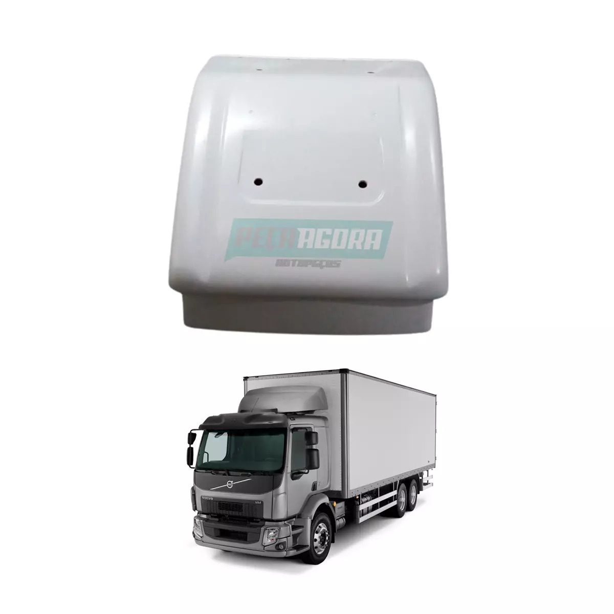 PARALAMA TRASEIRO CABINE VOLVO VM 17 260 310 330 270 220 (20492456|)