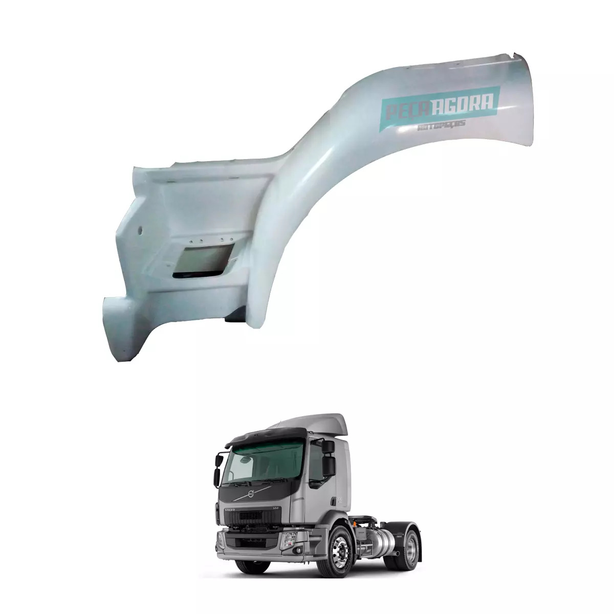 ESTRIBO PARALAMA CONJUGADO LE VOLVO VM 17 210 23 240 260 6x4 270 6x4 310 6x4 330