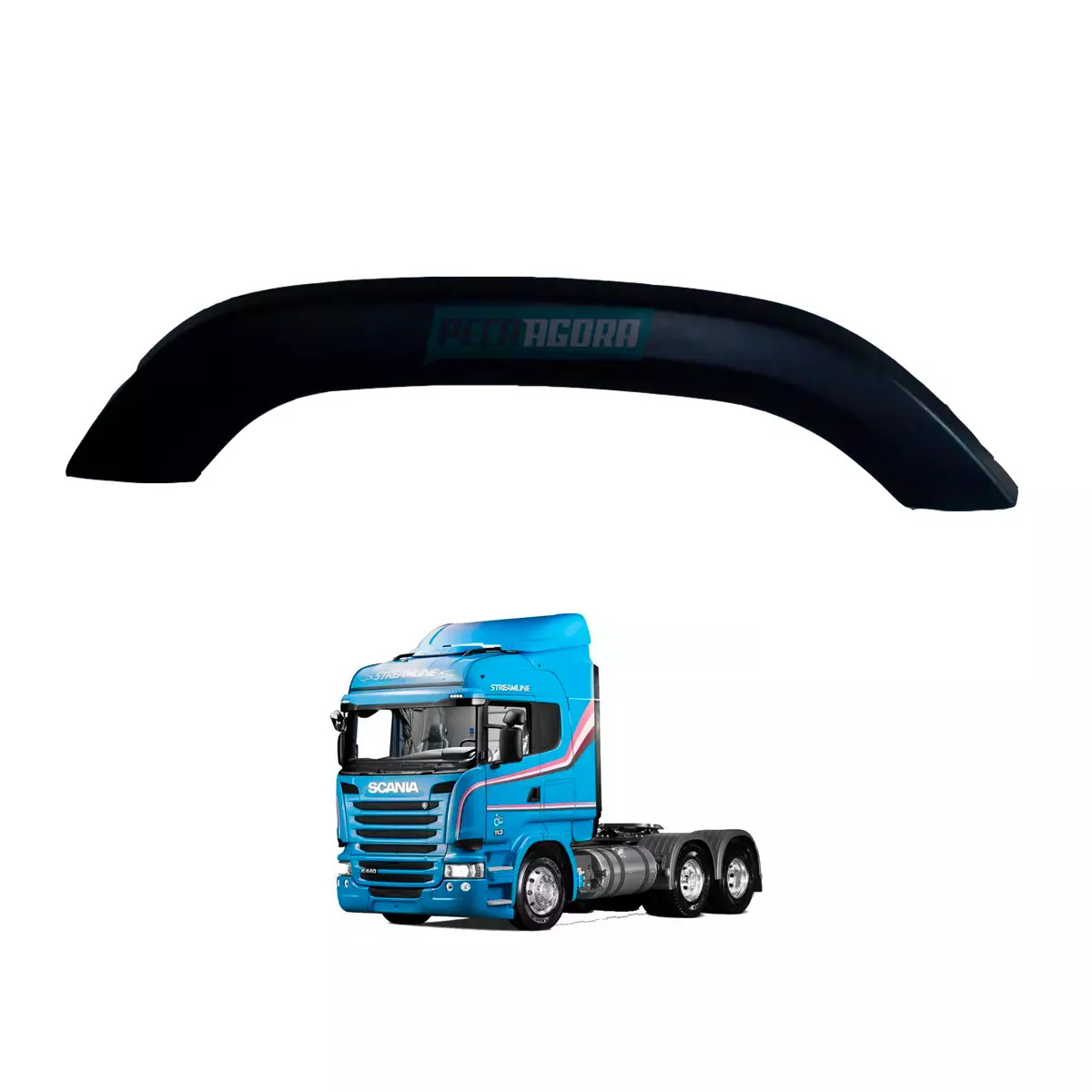 ACABAMENTO CENTRAL EXTERNO PARALAMA DIREITO NTG 2019 EM DIANTE (2297992-C10680)