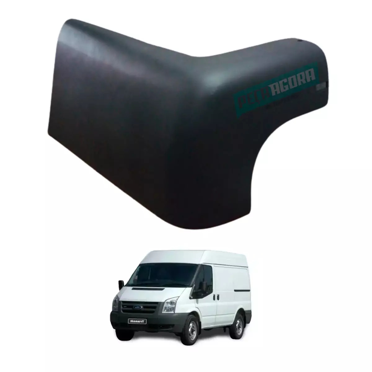 PARACHOQUE TRASEIRO LD DIREITO FORD TRANSIT FURGAO VAN (YC1517926AFM5A)