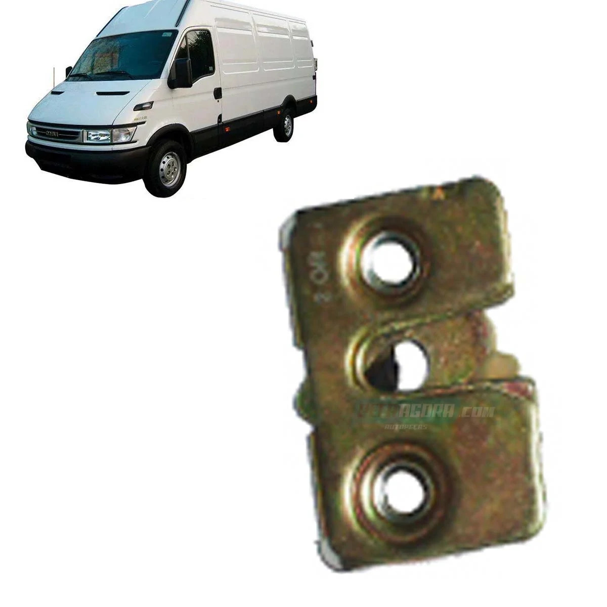FECHADURA PORTA DIANTEIRA ESQ PARA IVECO DAILY TODAS ATE ANO 2007 (93924716].)