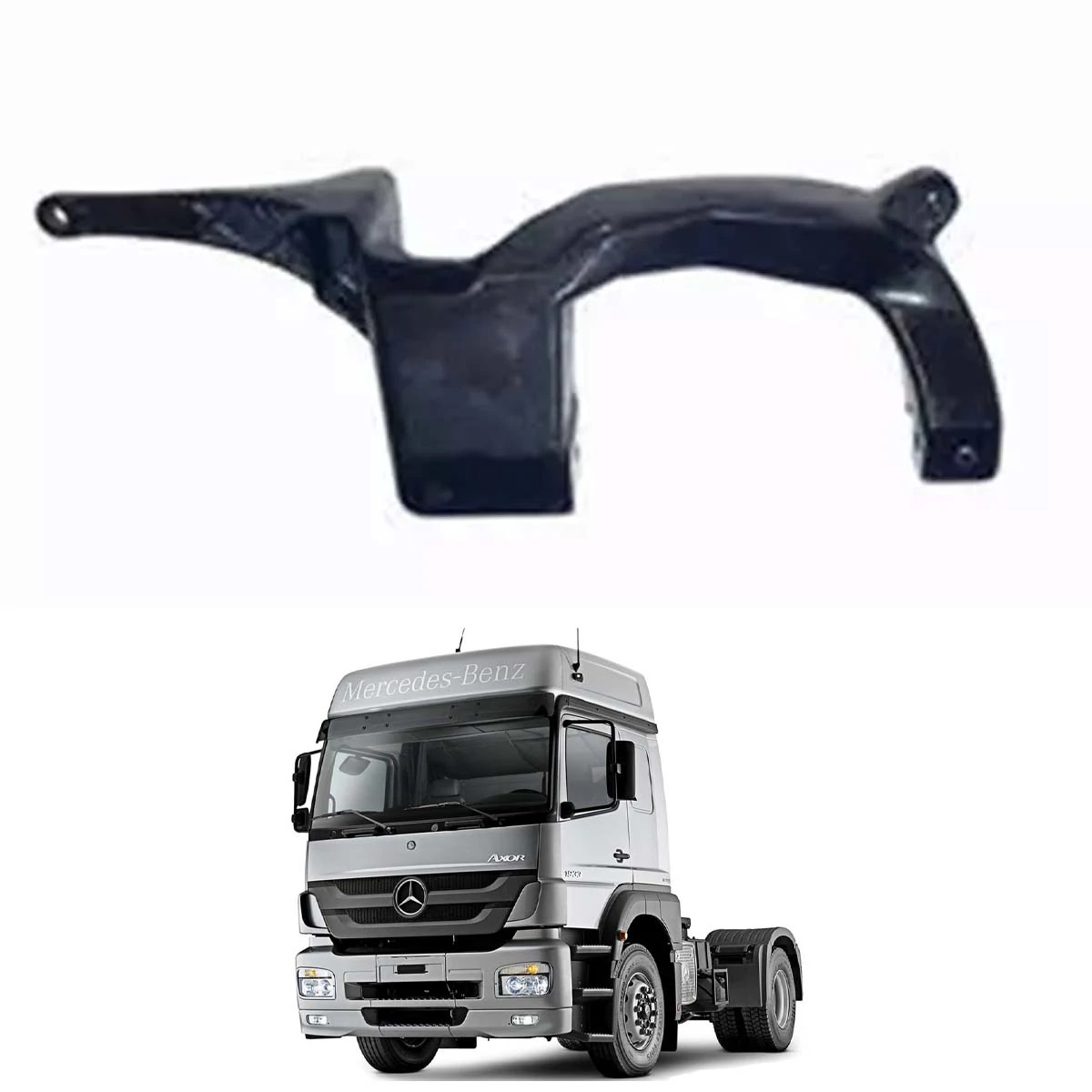 SUPORTE PARACHOQUE ESQUERDO DIANTEIRO MB MERCEDES BENZ AXOR (9408851431)