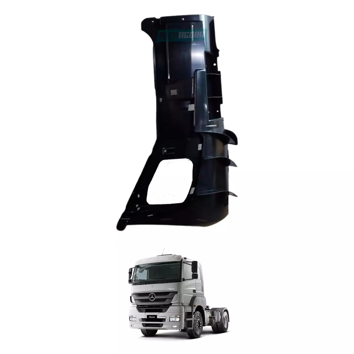 COBERTURA COLUNA ESQUERDA INTERNA MB AXOR 1933 2035 2040 2044 2533 2535 2540 262