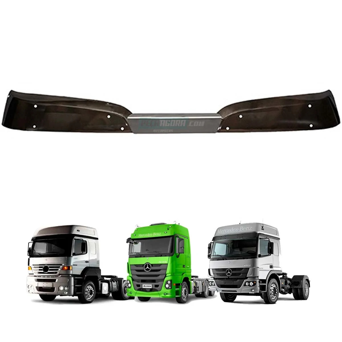 TAPA SOL CABINE MB ATEGO AXOR ACTROS TETO ALTO MERCEDES BENZ (9738100510)