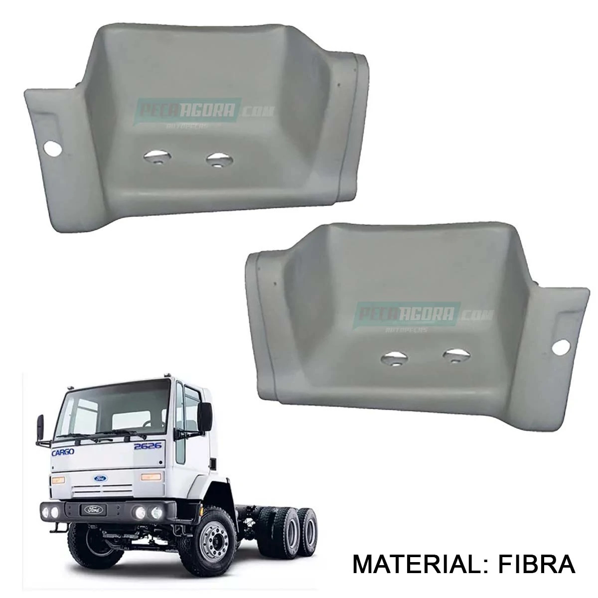 PAR ESTRIBO DIR ESQ FORD CARGO TRACADO 2422 2425 2626 2630 2628E 2622E 2632E 293