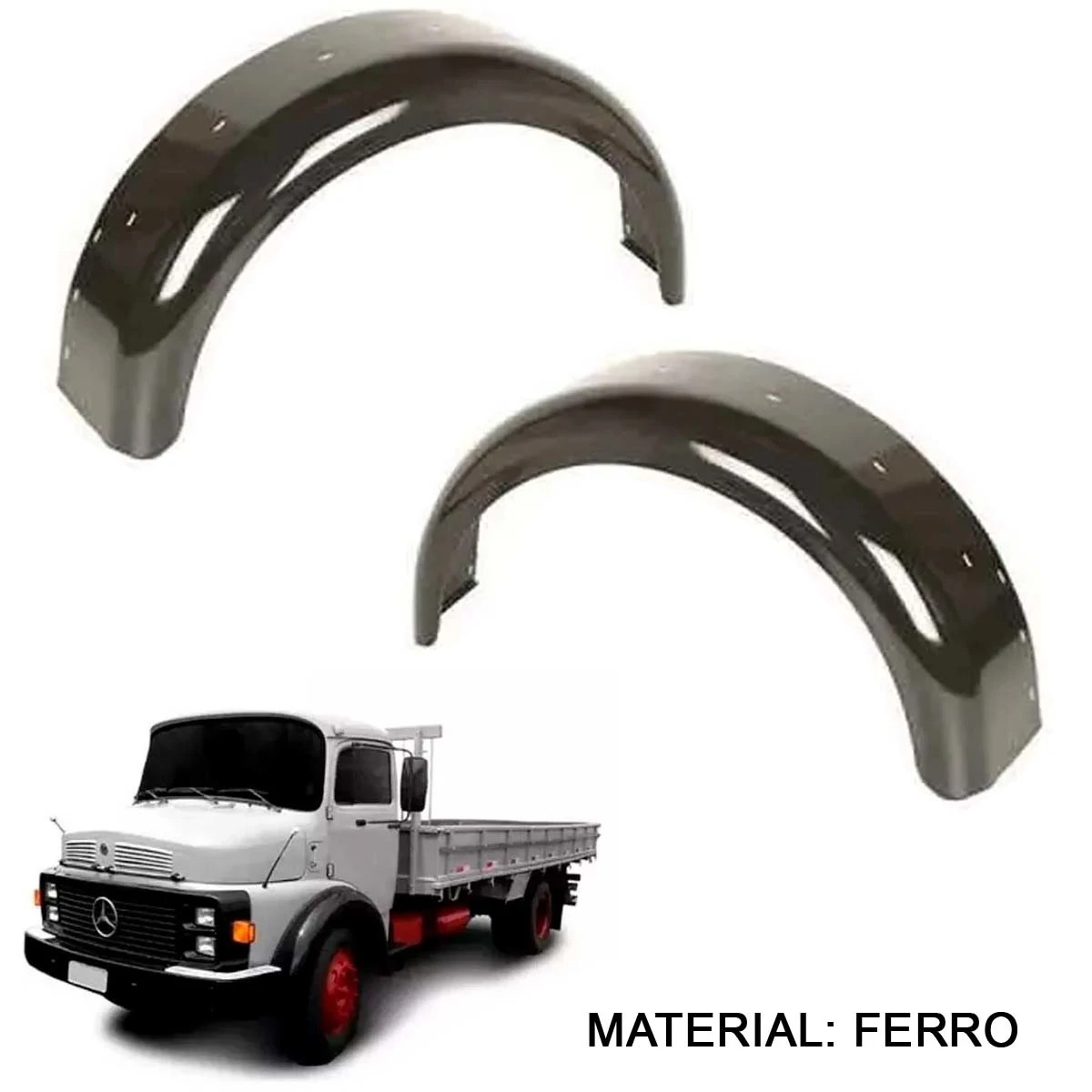 PAR PARALAMA CABINE DIR ESQ MB 1113 1313 1518 2013 LATA FERRO (K.3448807106-3448