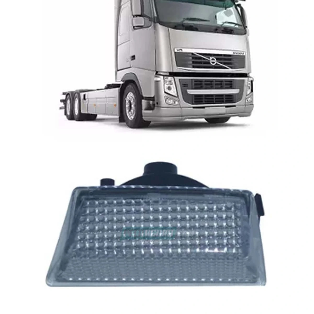 LANTERNA SETA DIR VOLVO FH 2004 ... CRISTAL SEM SOQUETE DIREITO (20826213-LS1272