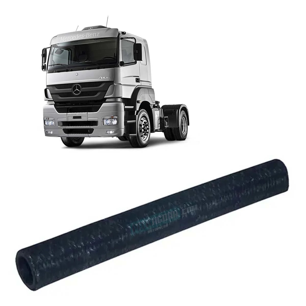 MANGUEIRA DIRECAO HIDRAULICA SEM TERMINAL 250MM MB AXOR 2035 A 4144 ACTROS 2631 