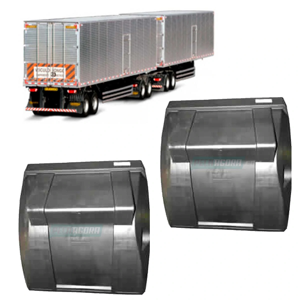 PAR MEIO PARALAMA CARRETA RANDON 2010.. FACCHINI 2012.. MODERNAS (P.0313367004-2