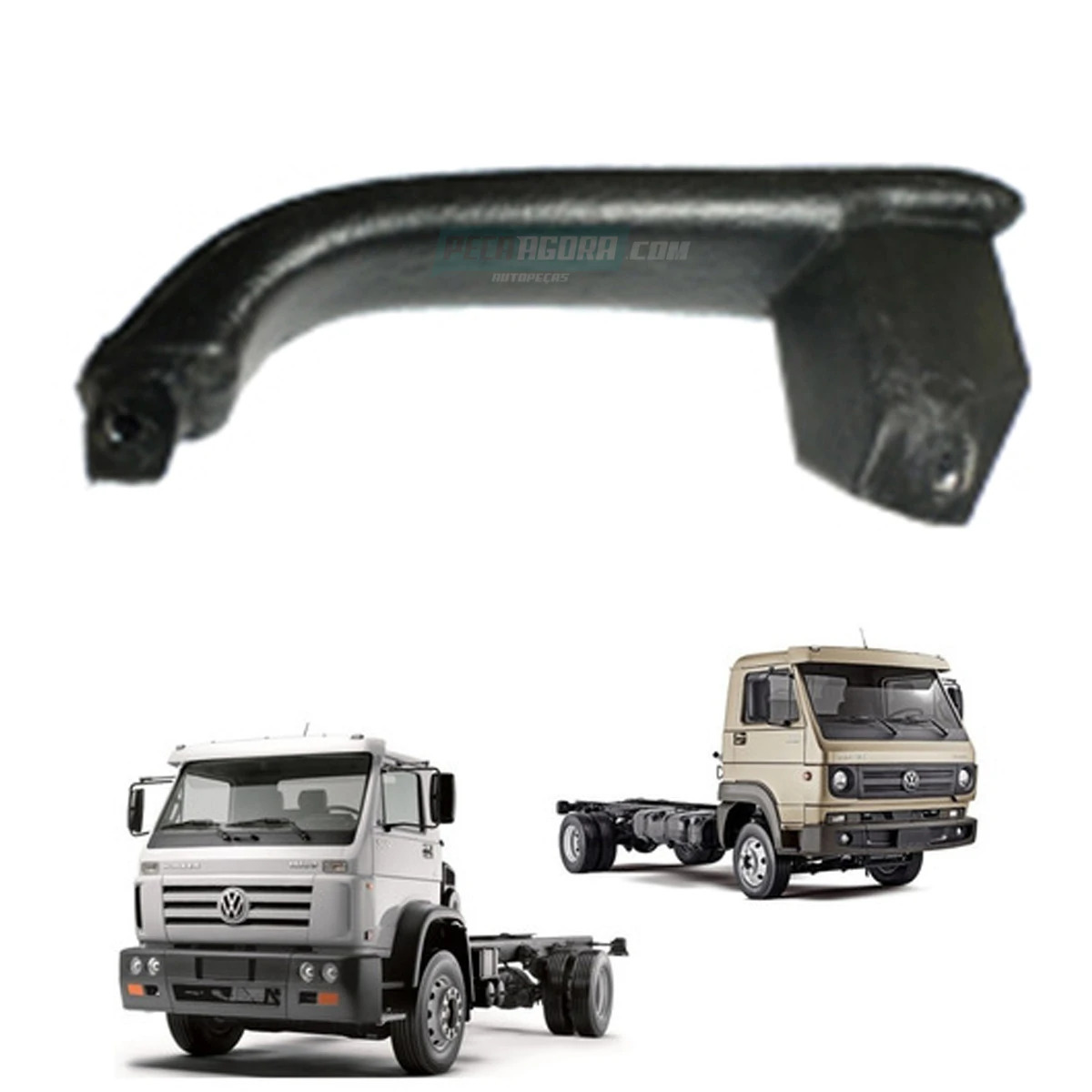 PUXADOR INTERNO PORTA CINZA ESQ CAMINHAO VW WORKER DELIVERY 2000... (2R0867161,)