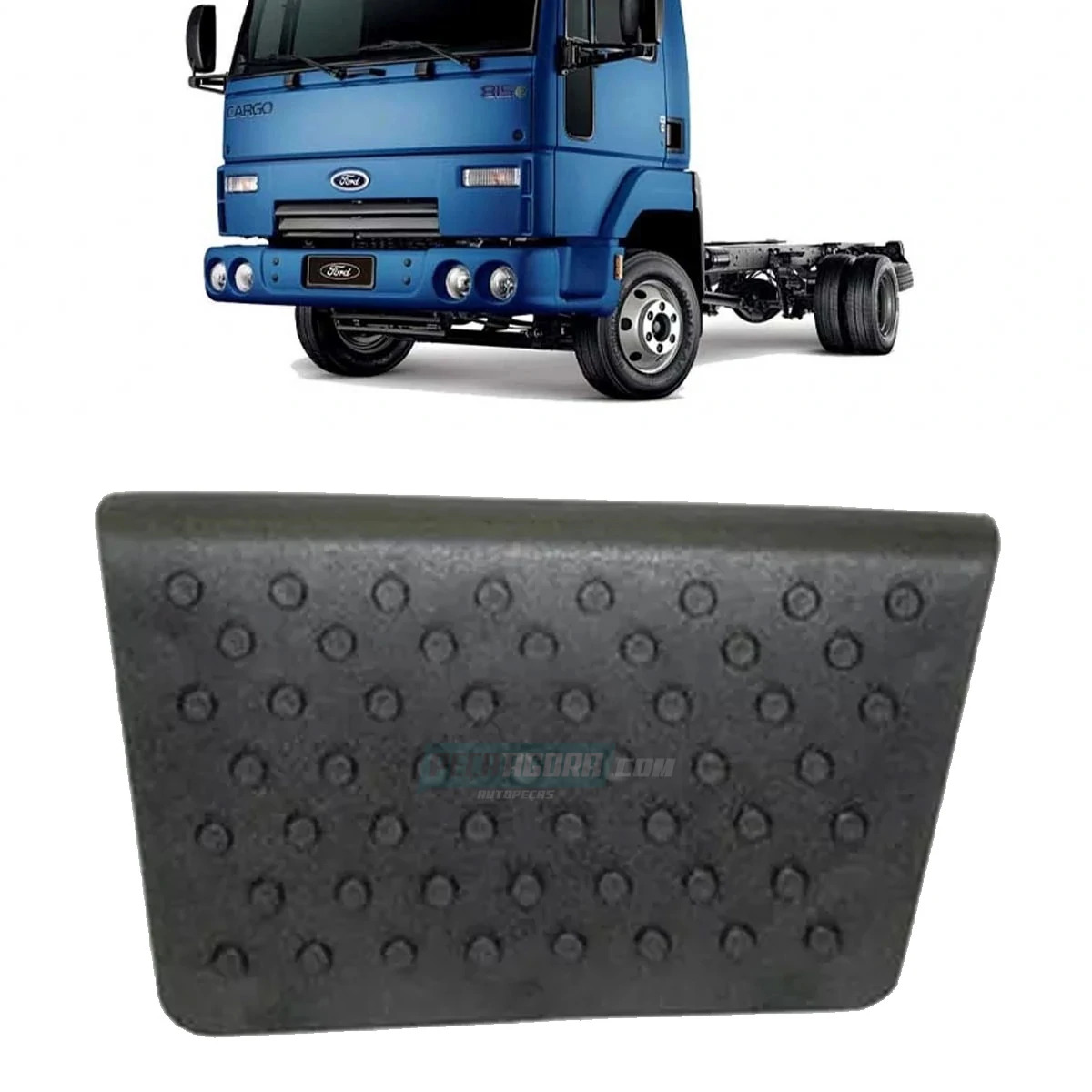 PISANTE TAPETE ESTRIBO MAIOR ESQ FORD CARGO APOS 2000 ESQUERDO (1C4516490AB)