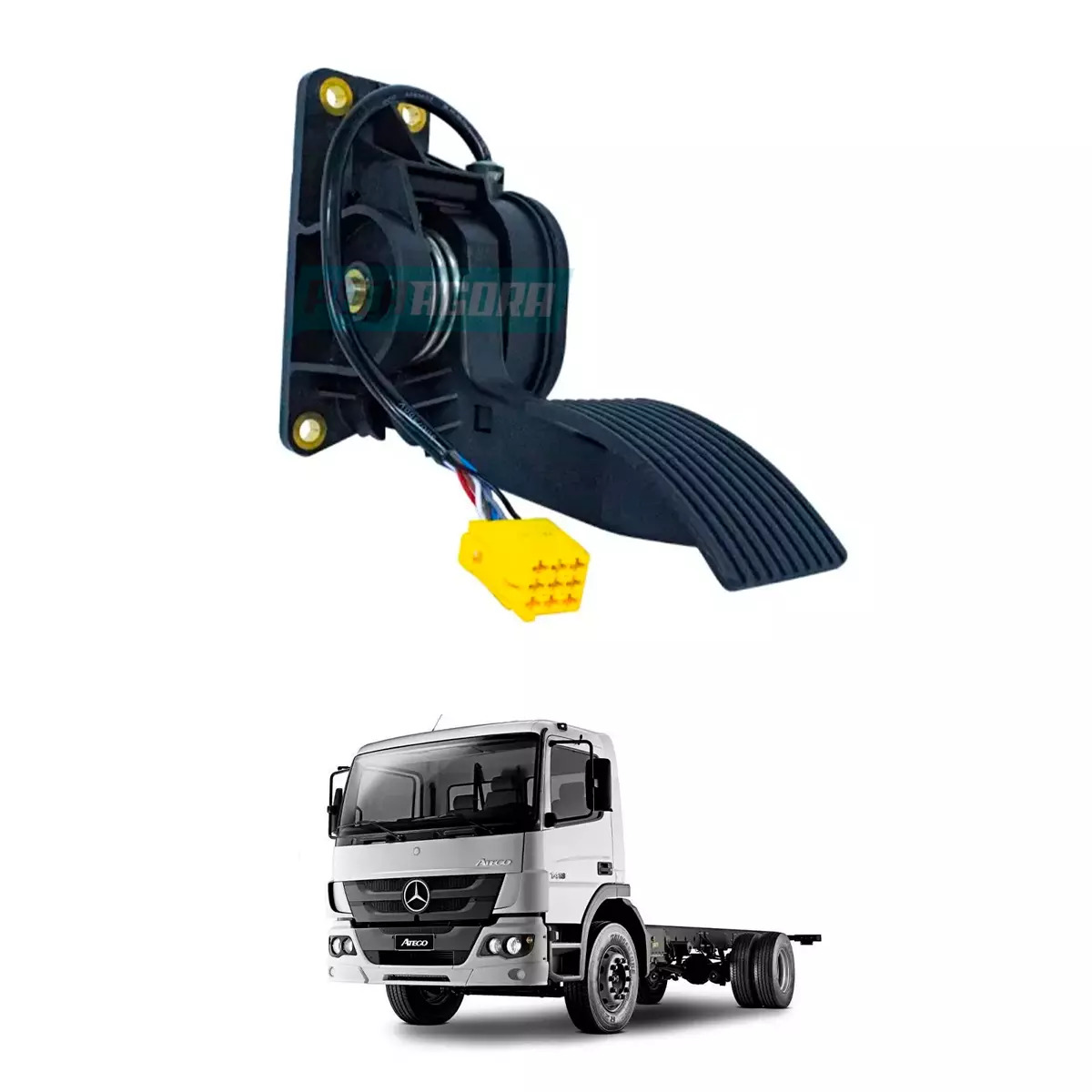 PEDAL ACELERADOR ATEGO 1418 1718 1725 (9703000304,)