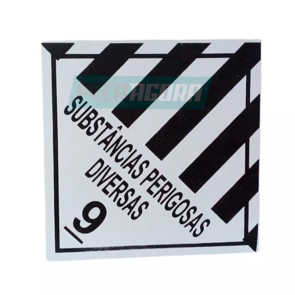 PLACA DE SUBSTANCIAS PERIGOSAS DIVERSAS 9  (SPD-9)
