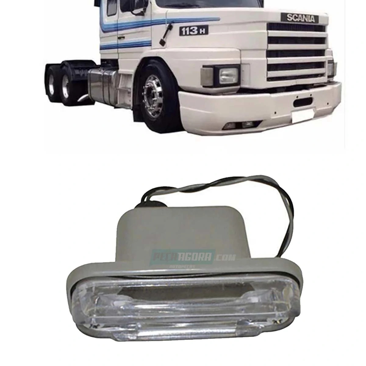 LENTE LANTERNA DO ESTRIBO PARA SCANIA P113 R113 T113 (305273-LI1251)