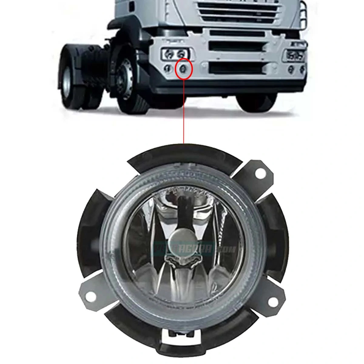FAROL AUXILIAR INTERNO PARA IVECO STRALIS 450E42TP 450S42HR 450S42T 200S42 570S4