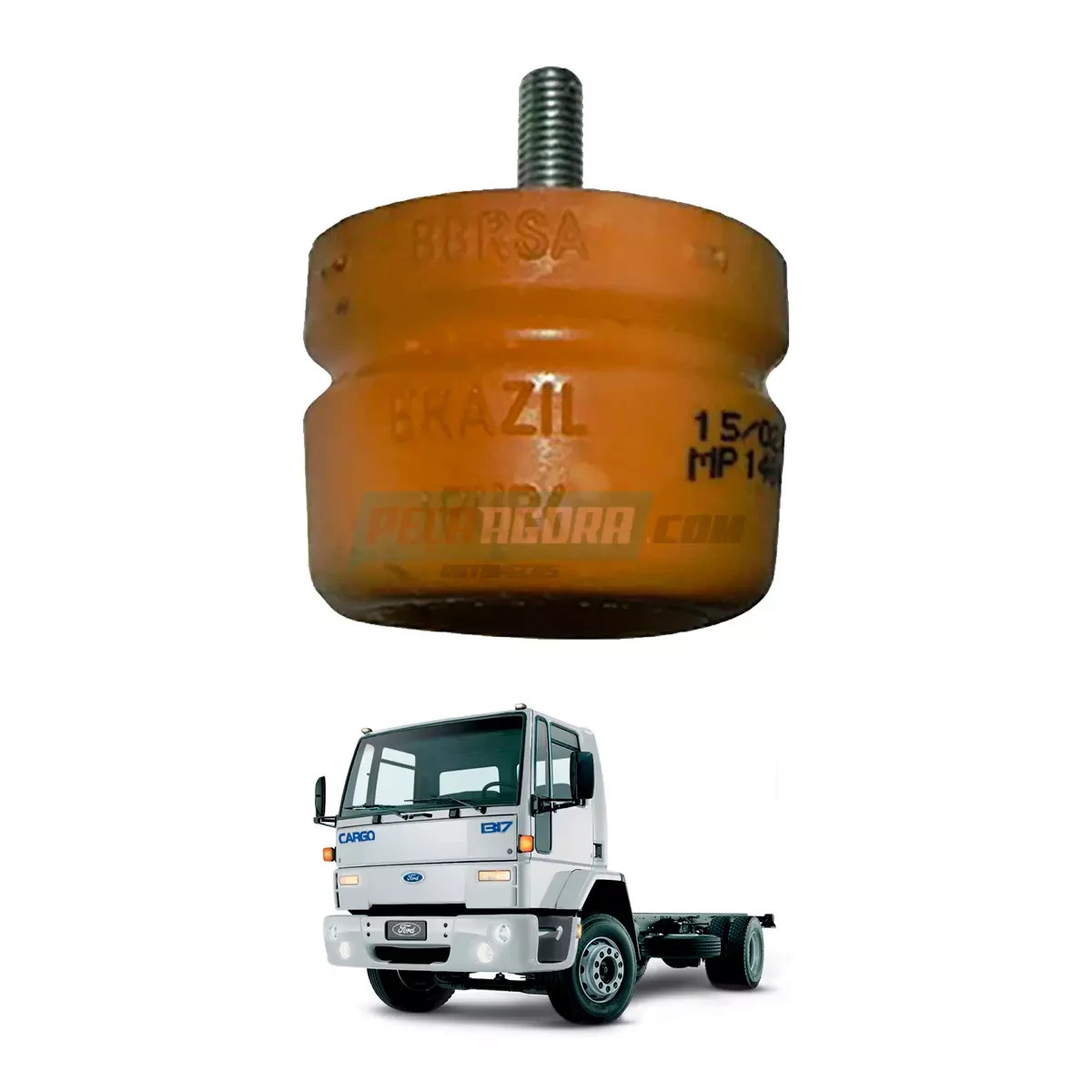 BATENTE SISTEMA ARTICULACAO CABINE FORD NOVO CARGO 1317 1319 1517 1519 1717 (BC4