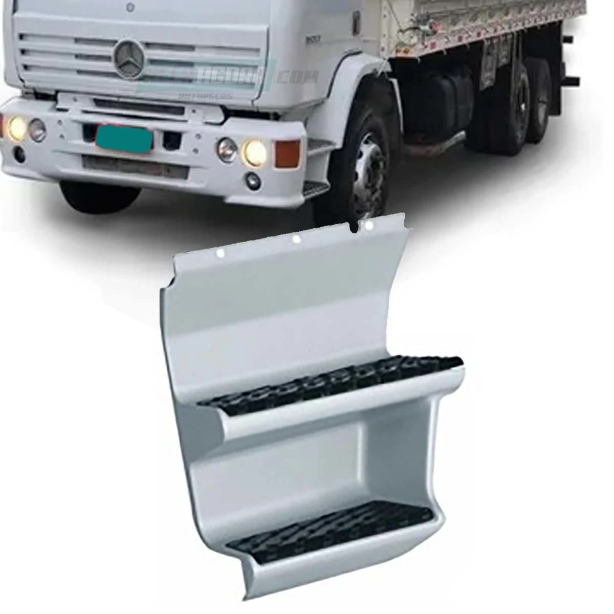 ESTRIBO LE ESQUERDO FIBRA INJETADA MB 1215C 1720 2423 MERCEDES BENZ (6936600301|