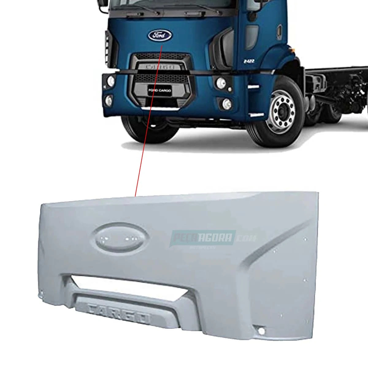 CAPO GRADE FORD NOVO CARGO CINZA 1317 1517 1717 1722 2428 2628 2632 3132 1932 24