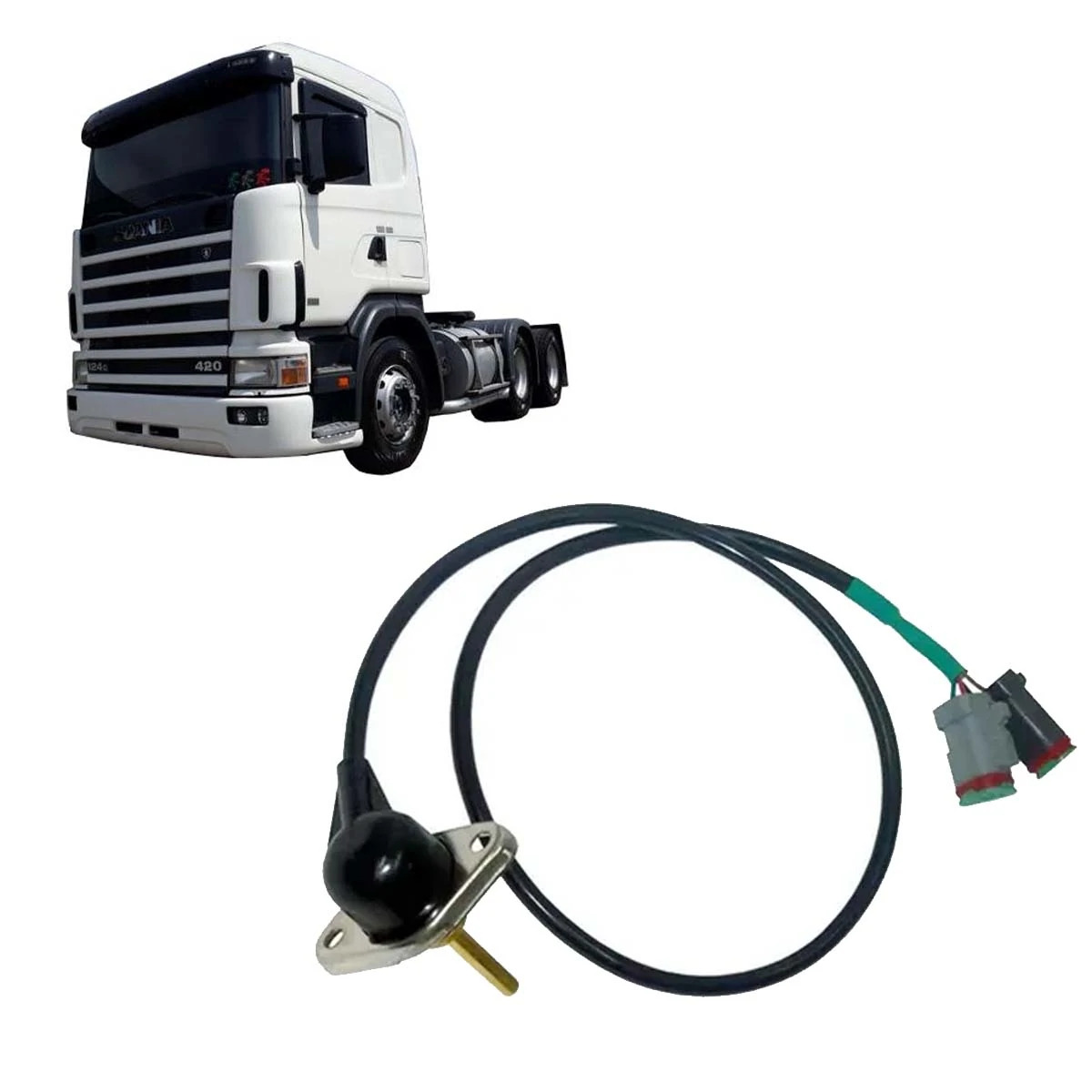 SENSOR COMBINADO COLETOR ADMISSAO PARA SCANIA SERIE 4 (1862798-1383578-L0105005)