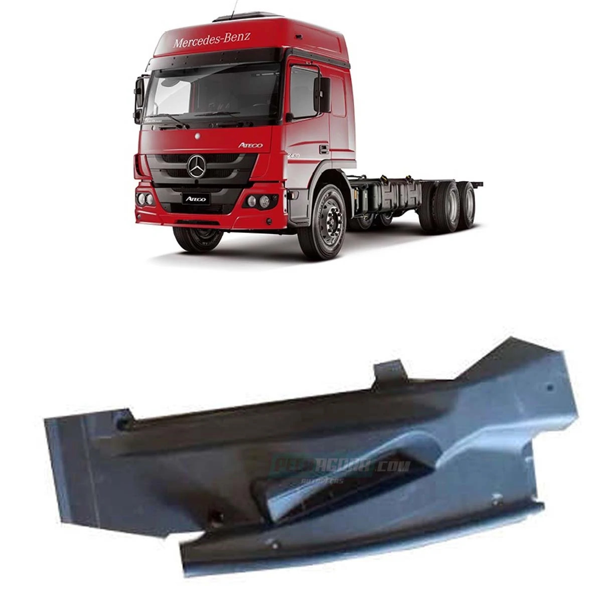 ACABAMENTO ASSOALHO MERCEDES-BENZ ATEGO DIREITO (464092])