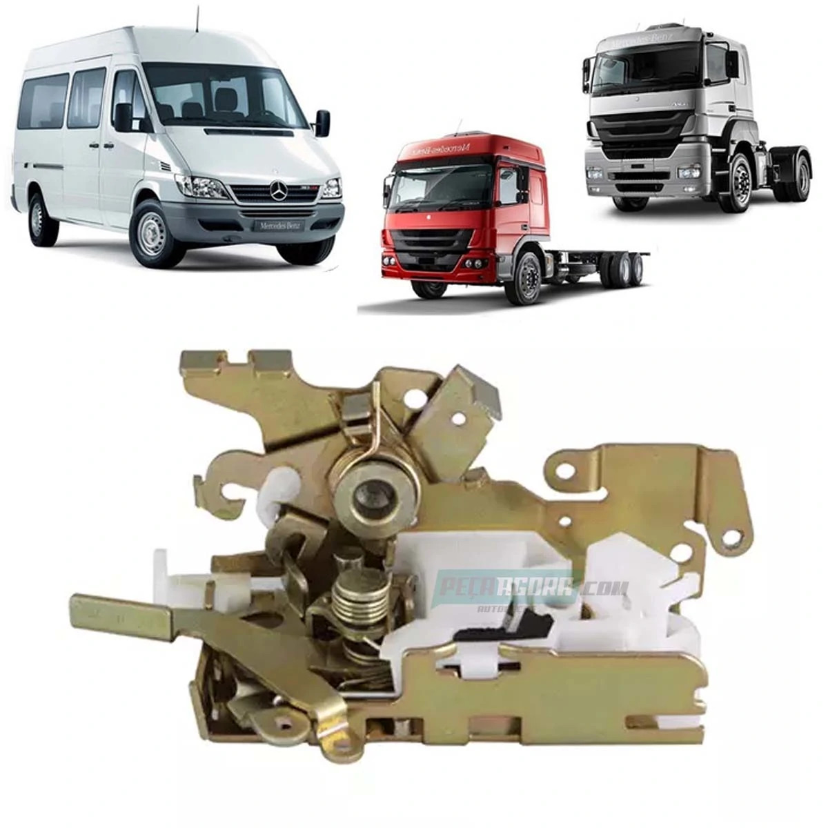 FECHADURA PORTA DIREITO MB ACTROS AXOR ATEGO SPRINTER 310D 312D LS1938 1938S 194
