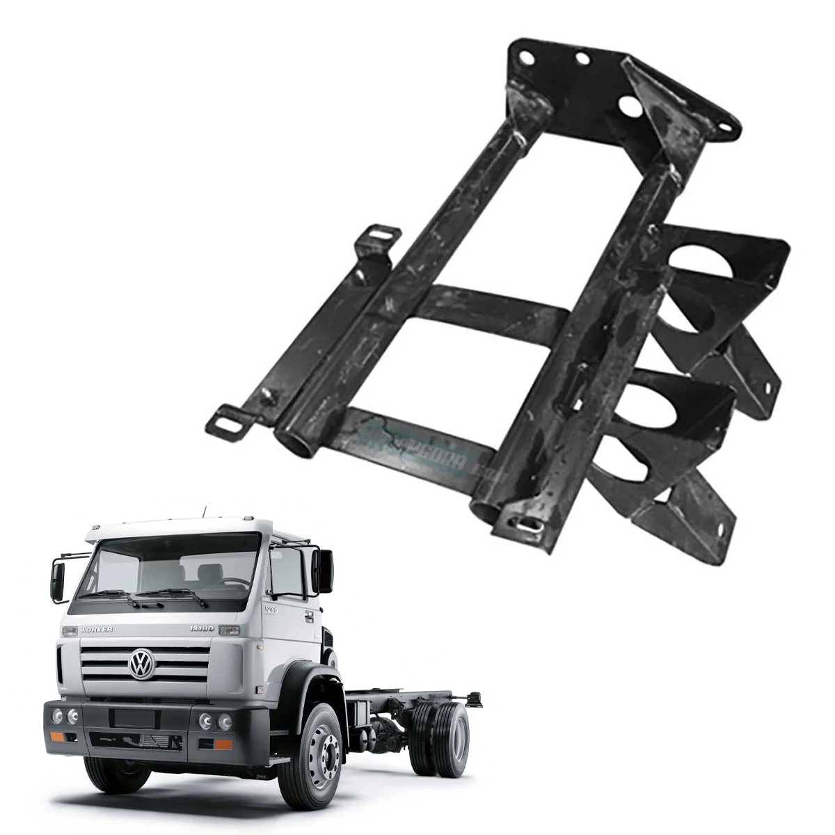 SUPORTE PARALAMA DIANTEIRO ESQ WORKER VW 13190 15190 17310 26220 01 A 05  (2S082