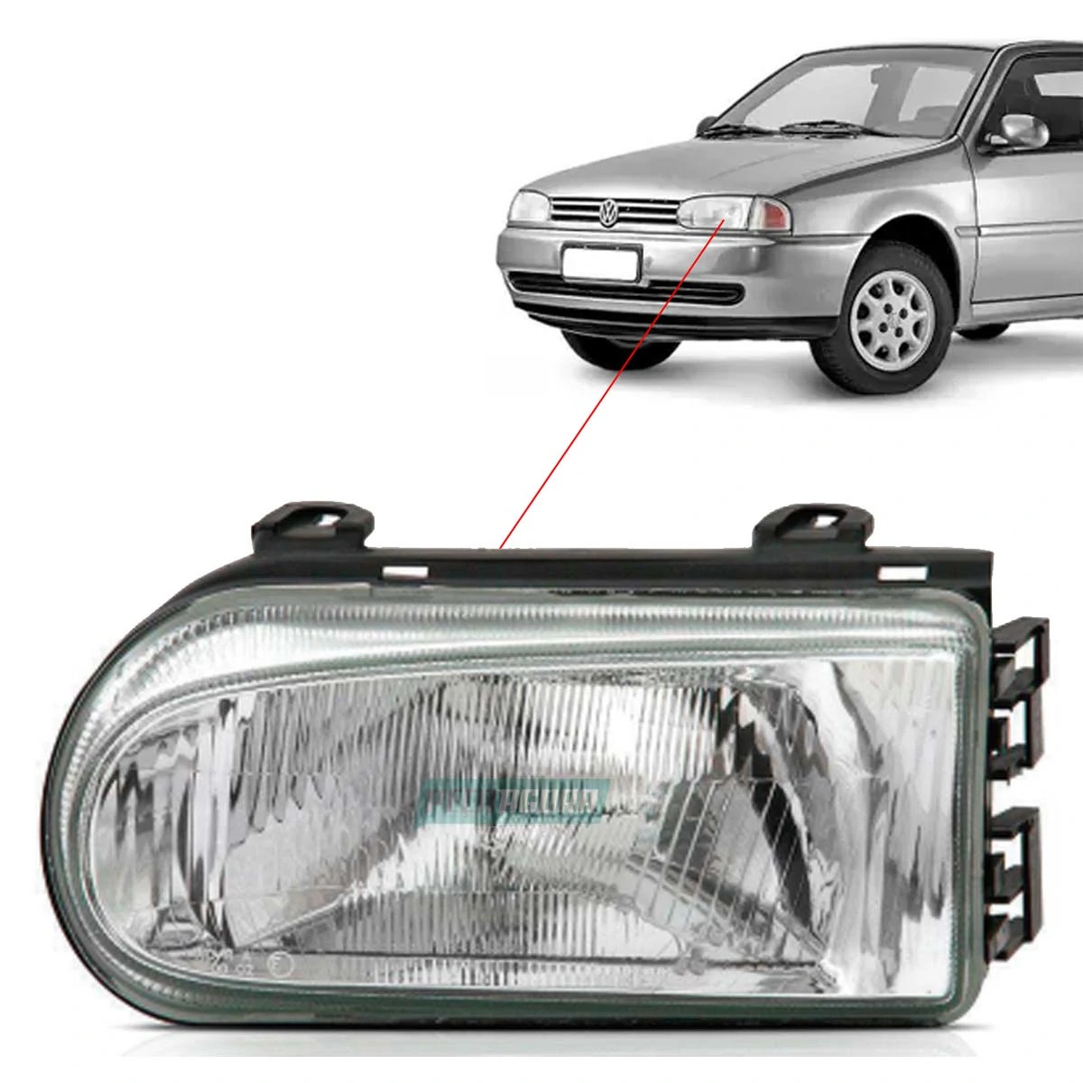 FAROL DIANTEIRO ESQ GOL PARATI SAVEIRO G2 BOLA (FAREGOLG2-F59)