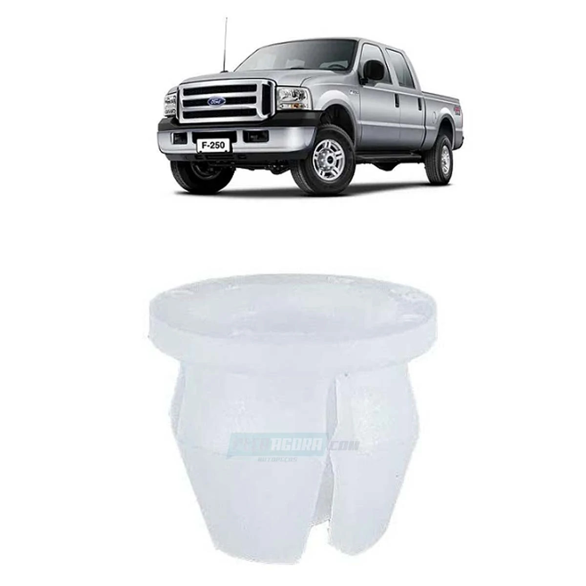 BUCHA FIXACAO PINO LANTERNA DIANTEIRA FORD F250 F350 F4000 1998 A 2011 (N811169S