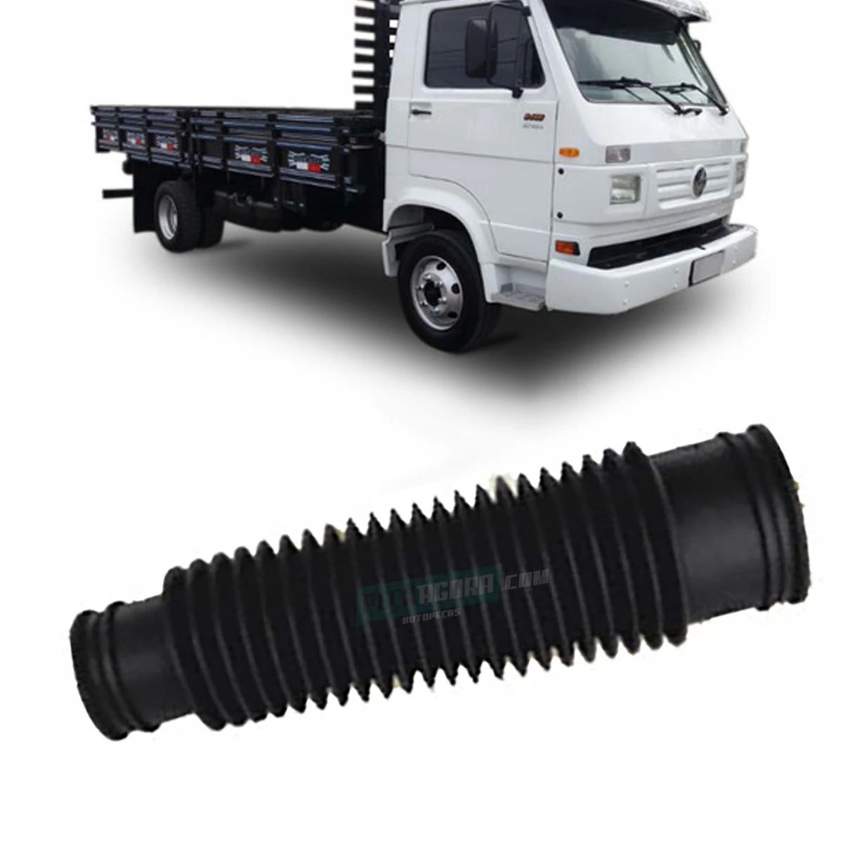 MANGUEIRA SANFONADA FILTRO AR MOTOR VW 7100 8100 (TAP129627-000177)