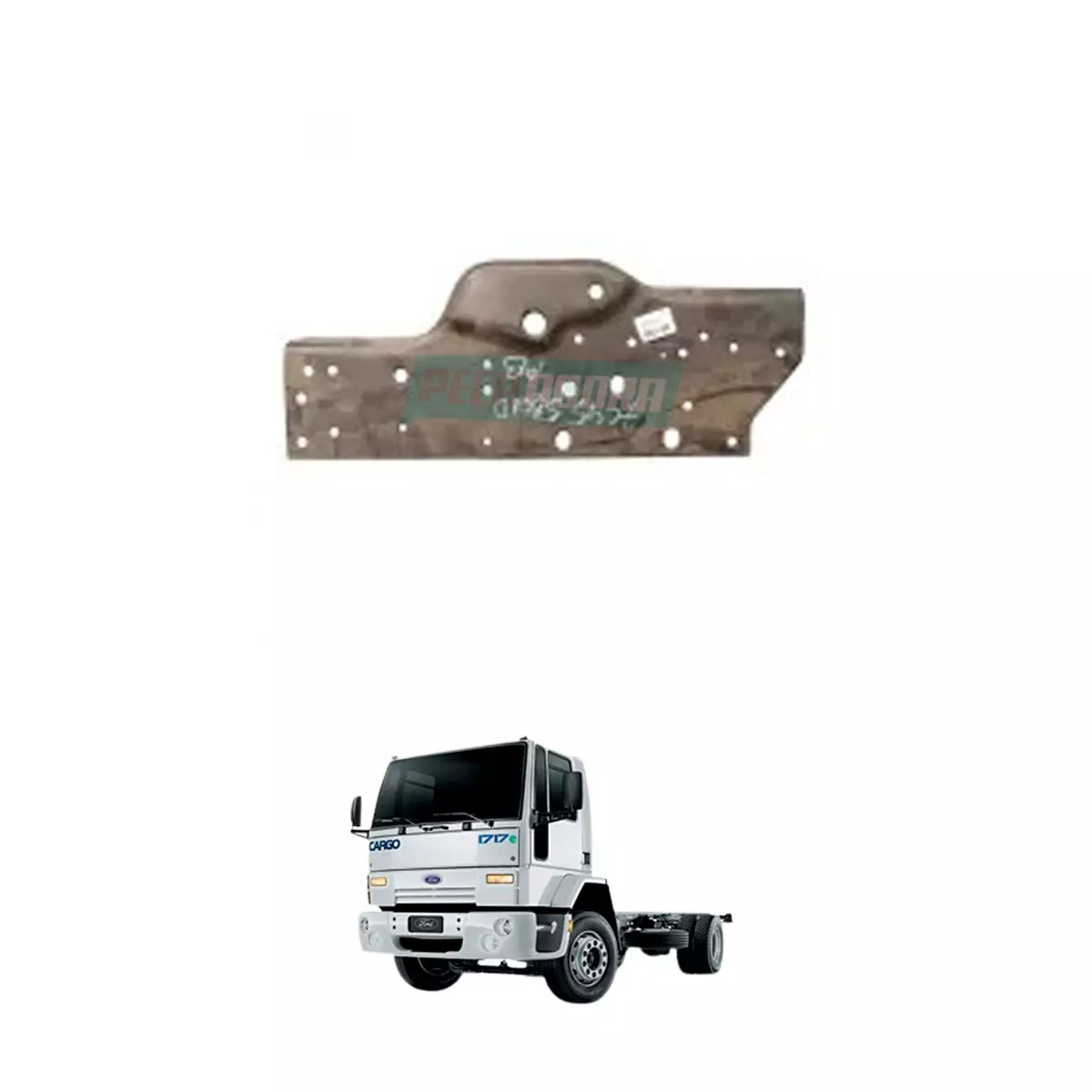 EXTENSAO DA LONGARINA - LE FORD CARGO 1717E 1722E 2422E 2428E 2622E 2628E 2632E 