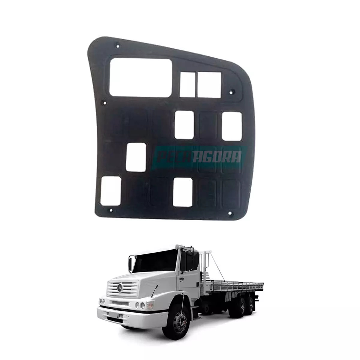 MOLDURA PAINEL MB 1620 ATRON 5 FUROS (5FU469105)