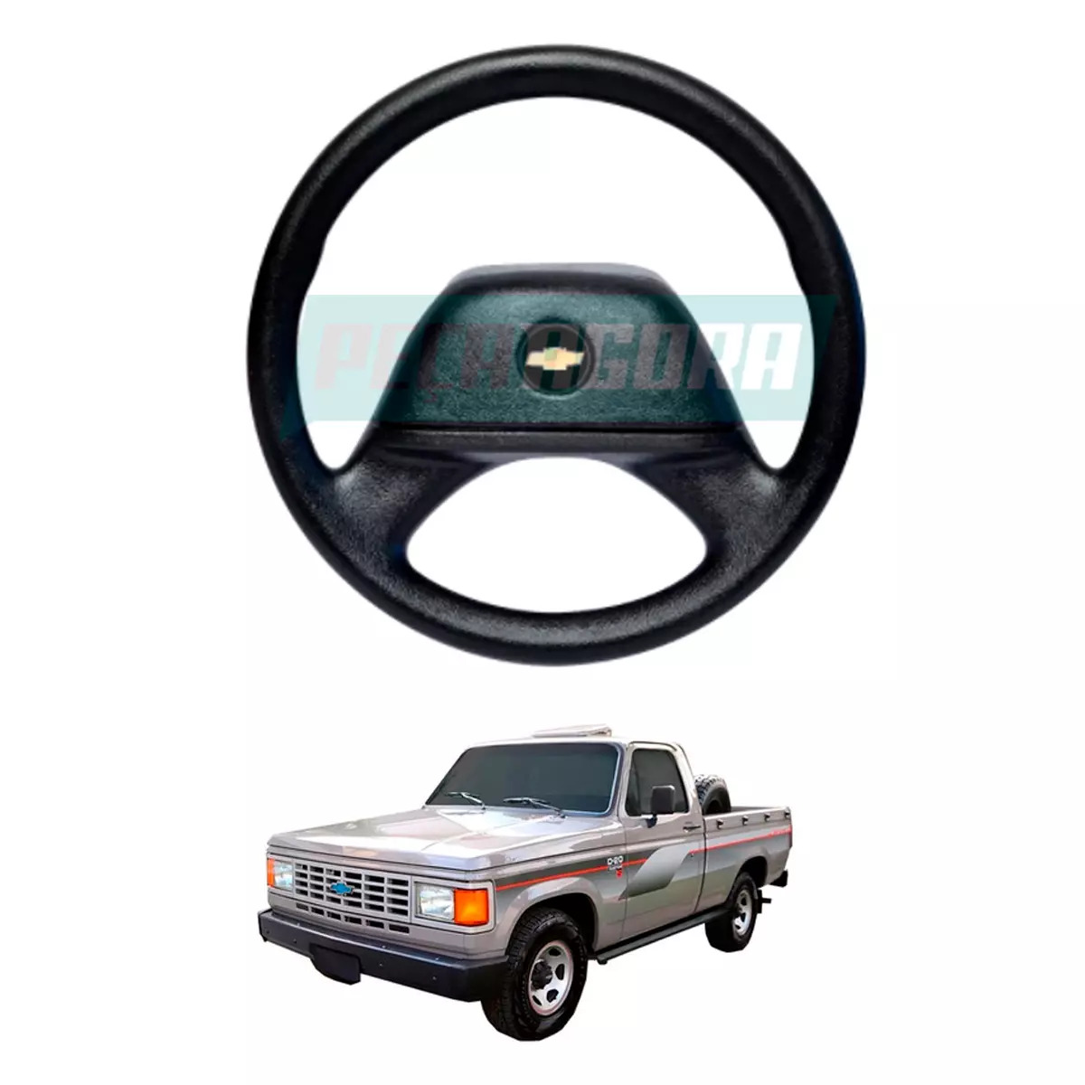 VOLANTE D20 COM TAMPA 1993 DIANTE (VI0478TB)