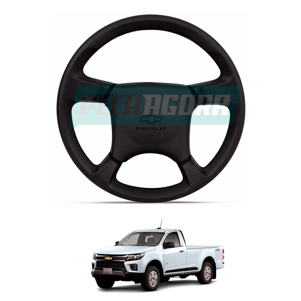 VOLANTE S10 BLAZER COM TAMPA  (VI0463TB)