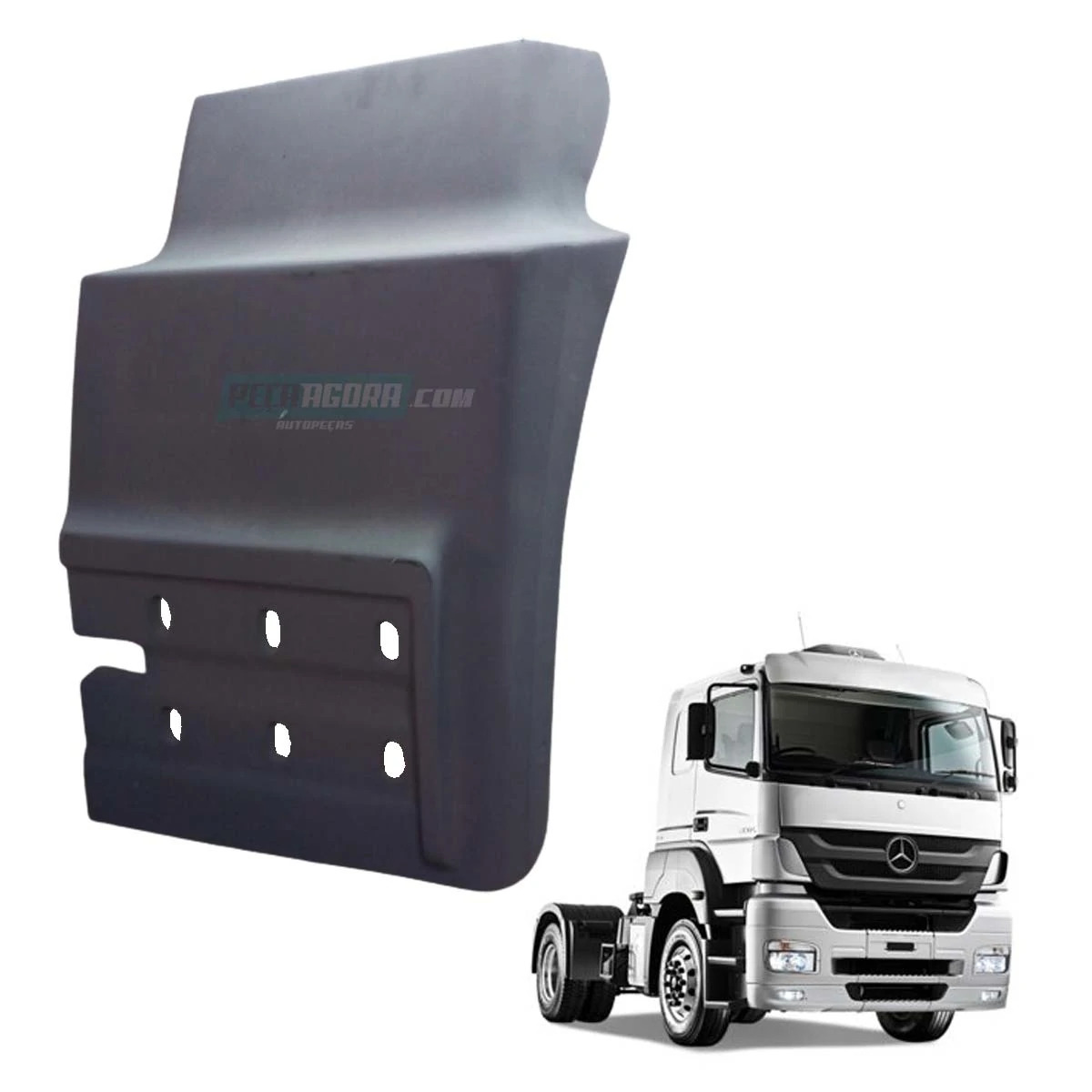 PARALAMA CABINE DIR FIBRA MB AXOR 2040 MERCEDES BENZ (9588801206-001248/.)