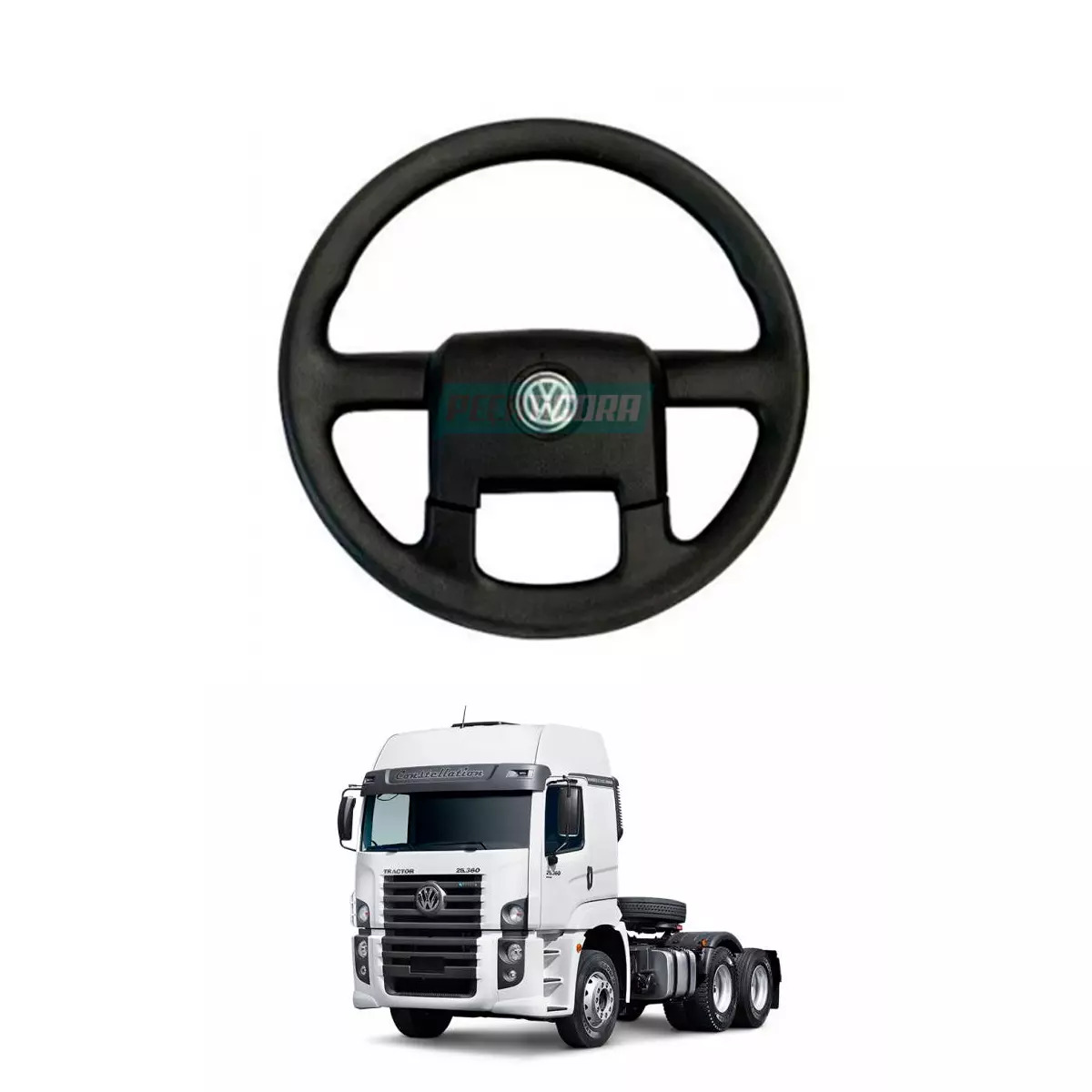 VOLANTE VOLKSWAGEN CONSTELLATION COM TAMPA (VI1153TB)
