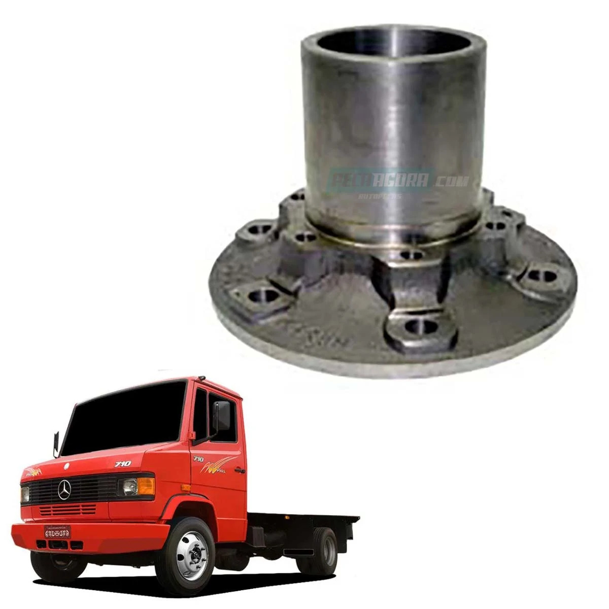 CUBO RODA DIANTEIRO 6 FUROS MB 710 712 912 914 LO-809 812 813 814 914 1114 OF-80