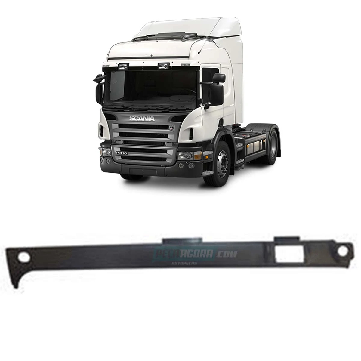 MOLDURA COLUNA EXTERNA ESQUERDA PARA SCANIA SERIE 4 (1346935)