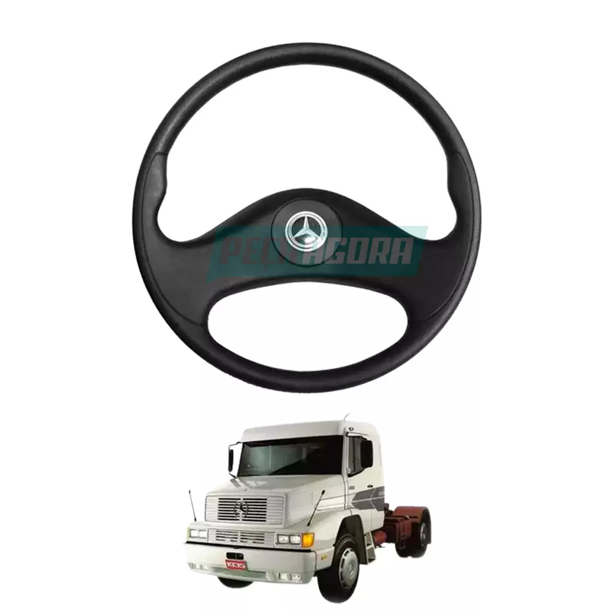 VOLANTE MB 1620 PEQUENO 44MM COM TAMPA (VI0656TB)