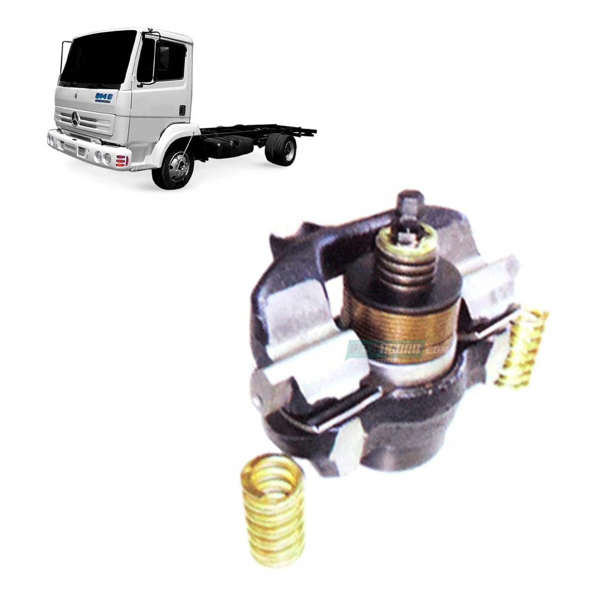 ACIONADOR COMPLETO PINCAS WABCO 17,5'' MB 712C 914C LO914 LO915 VOLVO VM17 VM24 