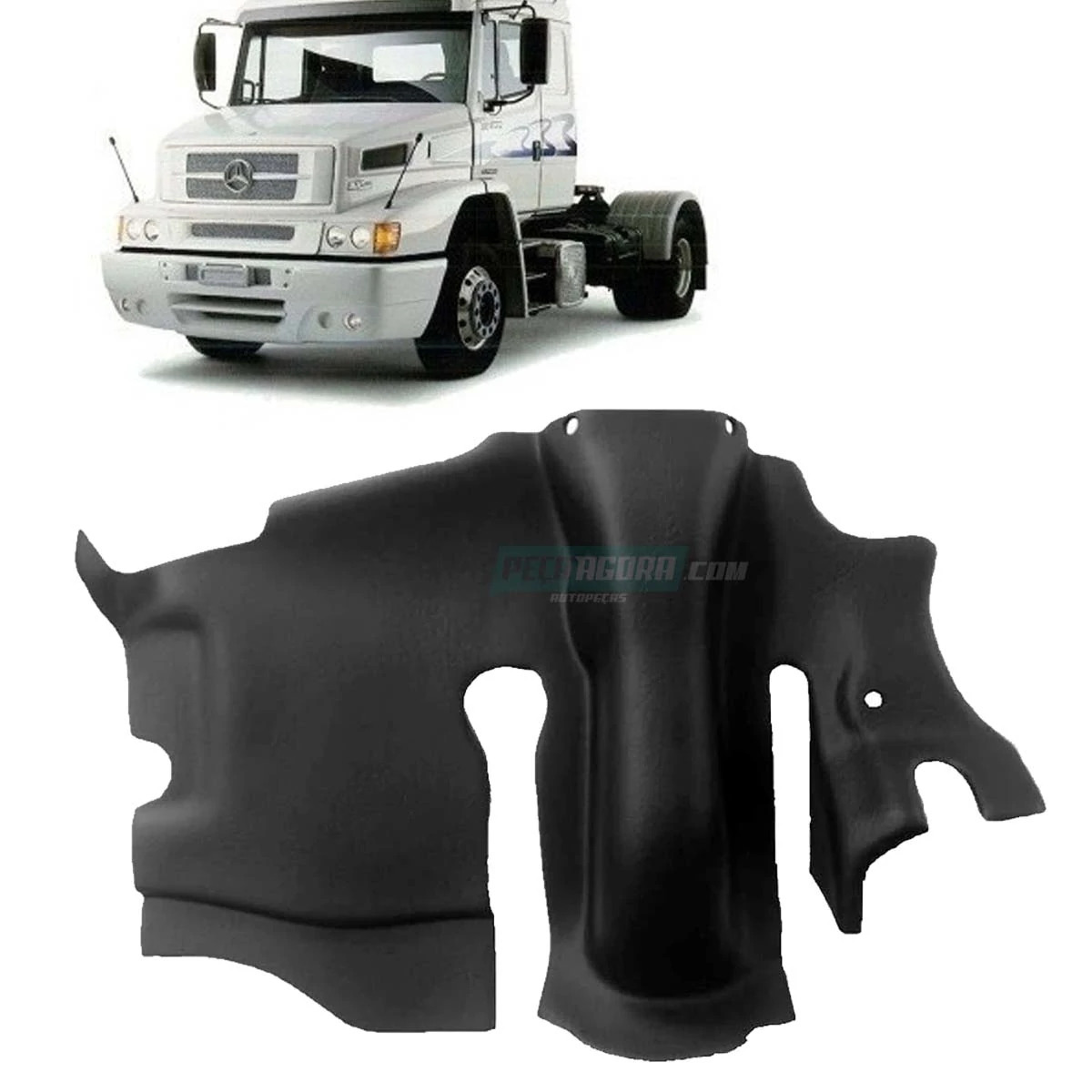 FORRO PEDAL ESQUERDO MB 1938 PLASTICO MERCEDES BENZ (6966887306-R1226306)