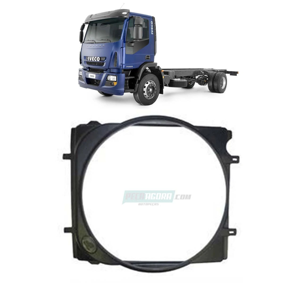 DEFLETOR SAIA RADIADOR PARA IVECO CURSOR TECTOR SISTEMA VALEO 73X57X9 CM (504122