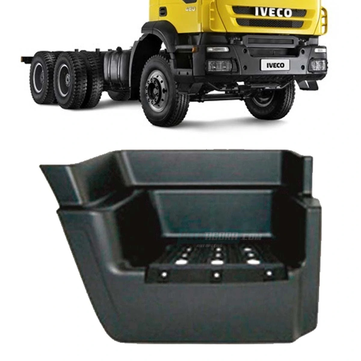 ESTRIBO CABINE DIR PARA IVECO TRAKKER 2007 EM DIANTE (504103233,)