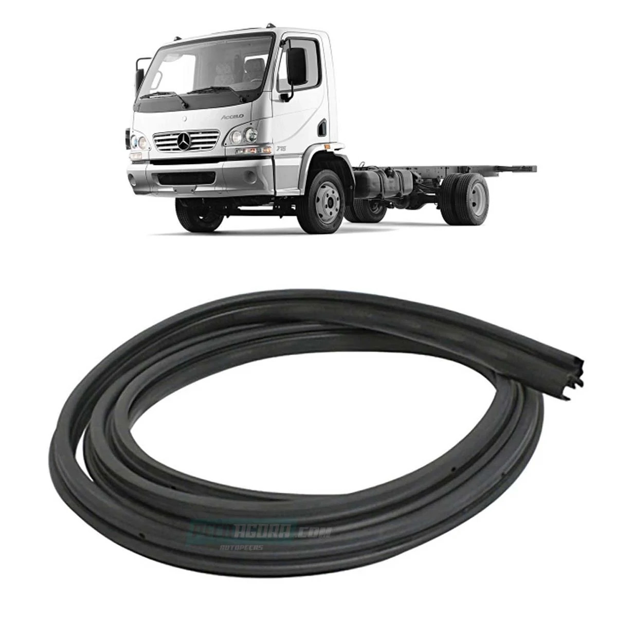 BORRACHA GUARNICAO PORTA MB ACCELO 03 EM DIANTE 04 05 06 07 08 (9796977098)