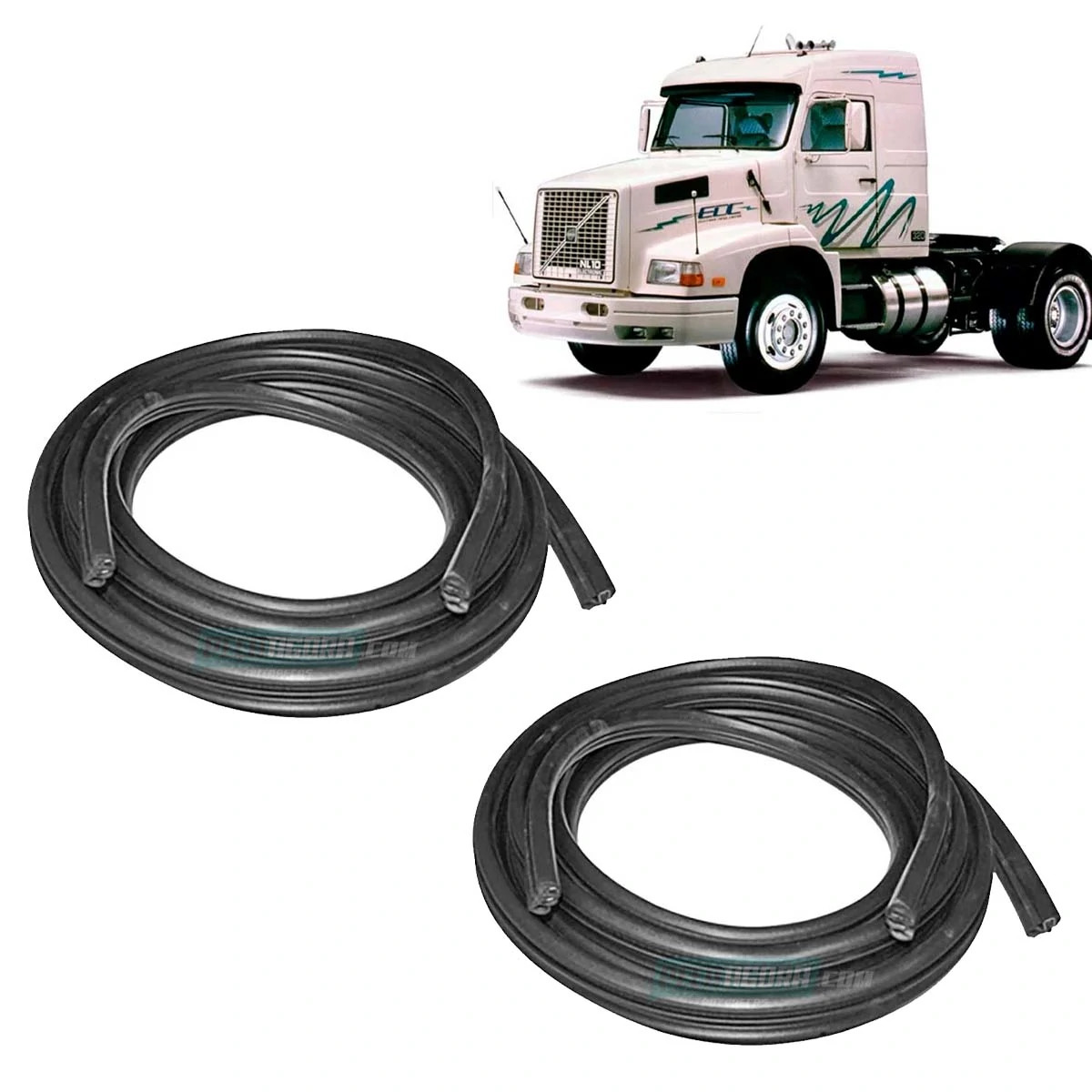 PAR GUARNICAO PORTAS DIR ESQ VOLVO NL10 NL12 1989 A 1998 (CX.8125211-8125212-972